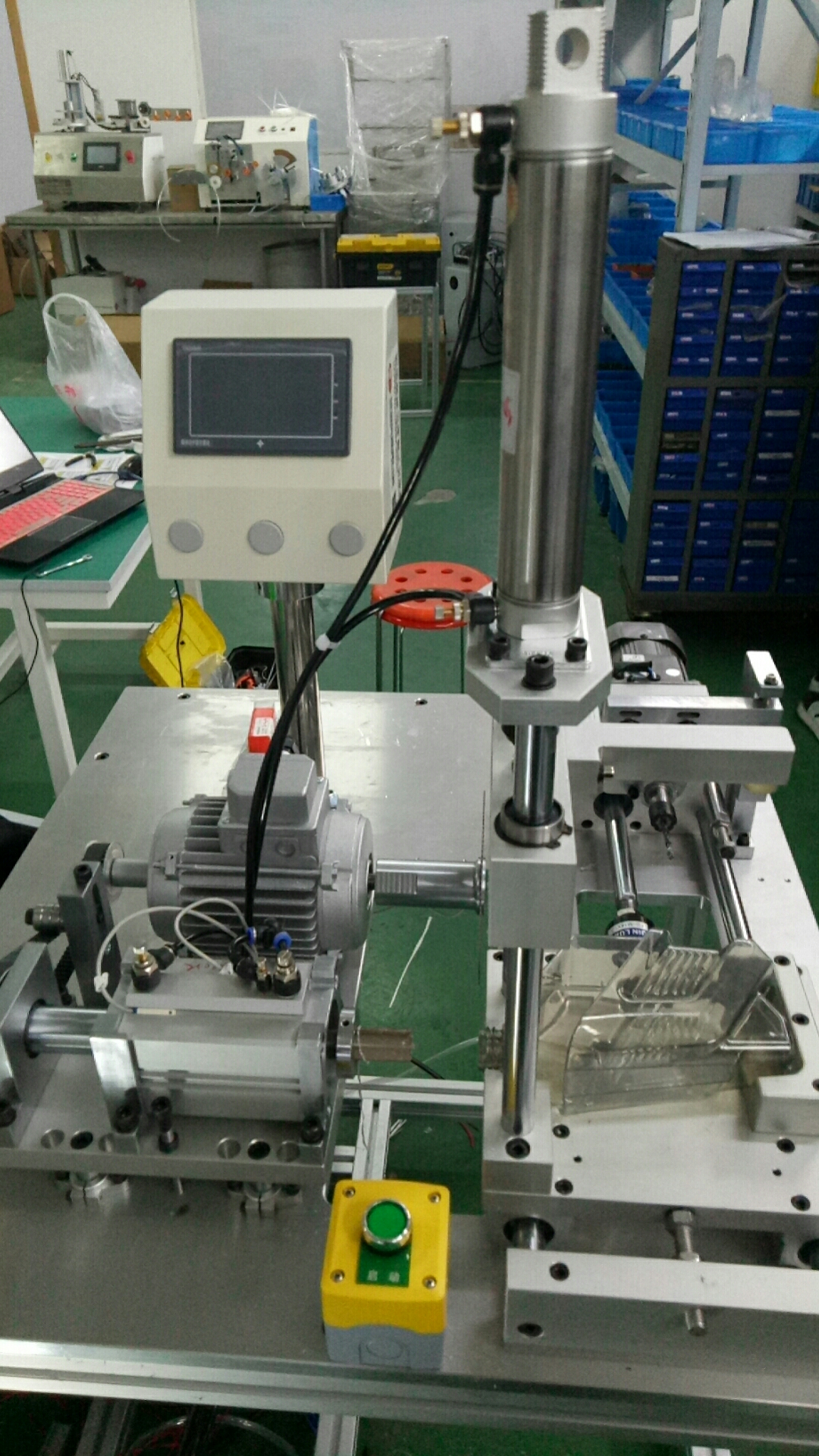 切断铰孔设备